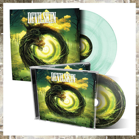 RE-EVOLUTION CD+Vinyl Bundle - Translucent Coke Green